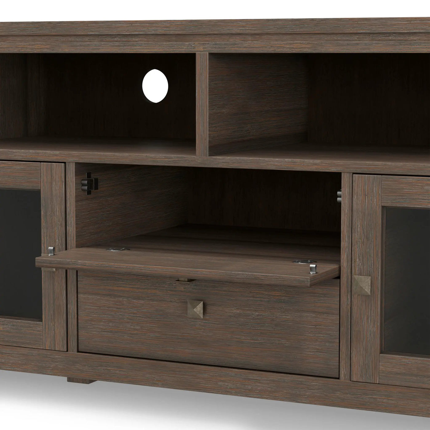 Cosmopolitan - Handcrafted Wide TV Media Stand by HouseOfZazla