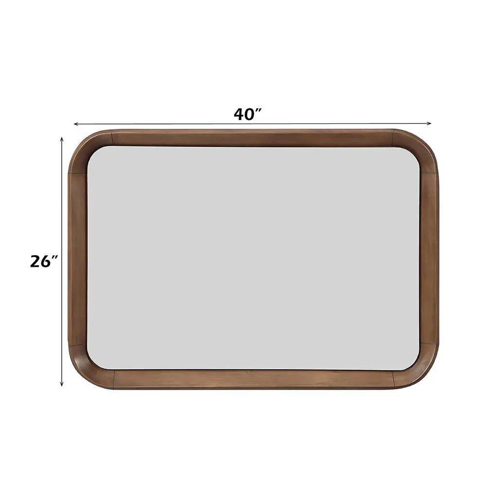 Harvey - Accent Mirror - Walnut by Unique Piece Furniture