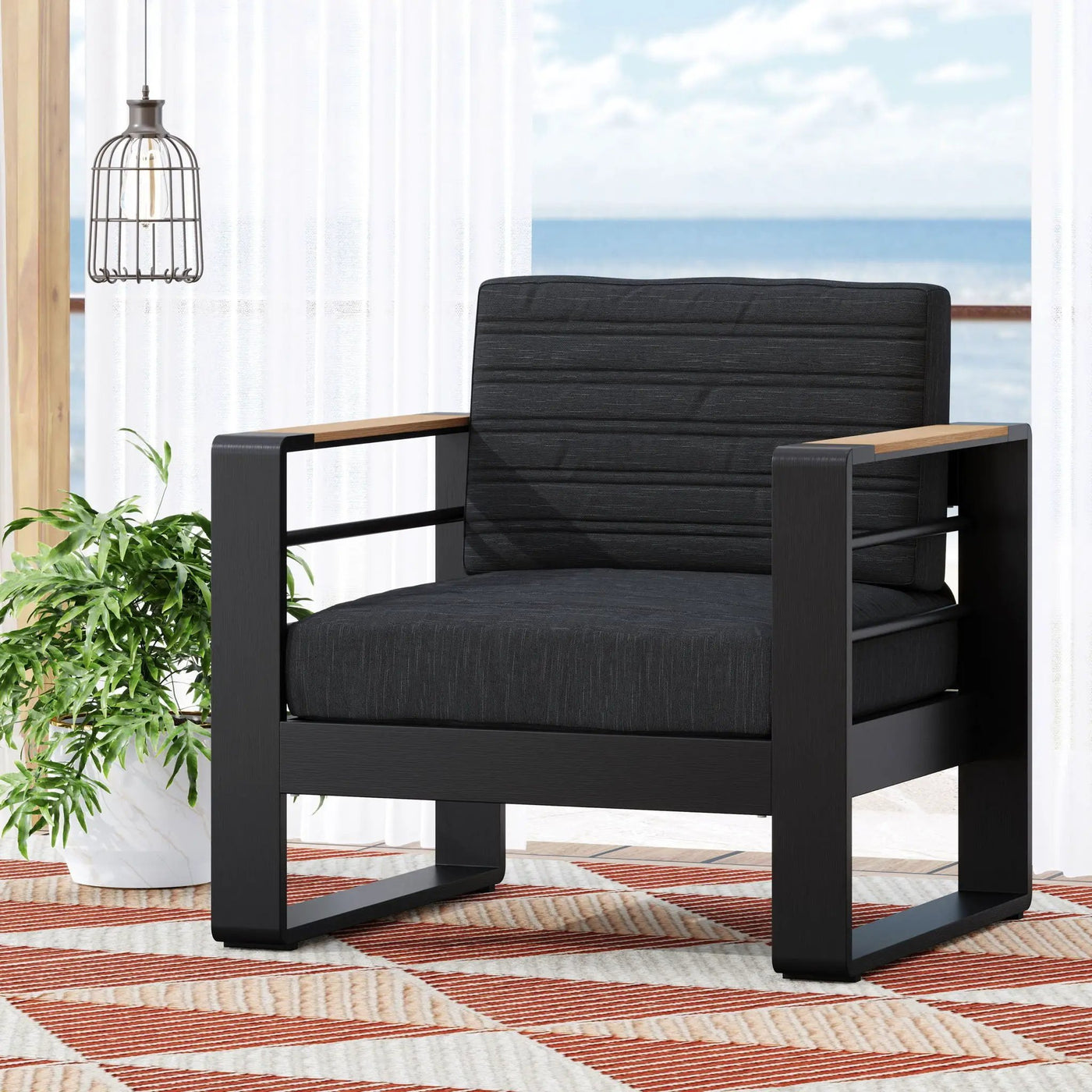 Giovanna Club Chair Set With Aluminum Frame by HouseOfZazla