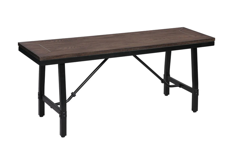Mariatu - Bench - Oak / Black by Unique Piece Furniture