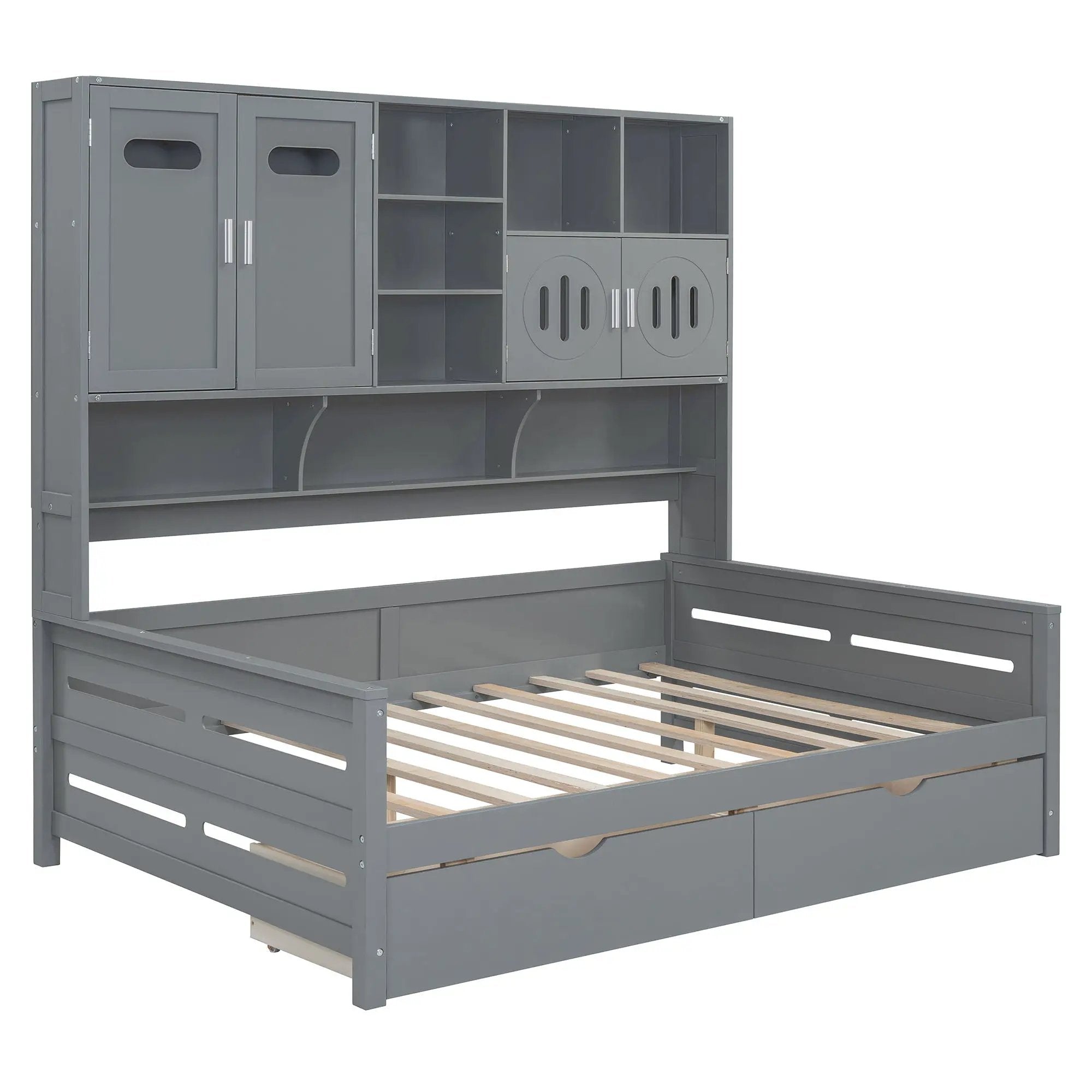 Daybed With All-In-One Cabinet And Shelf by Unique Piece Furniture