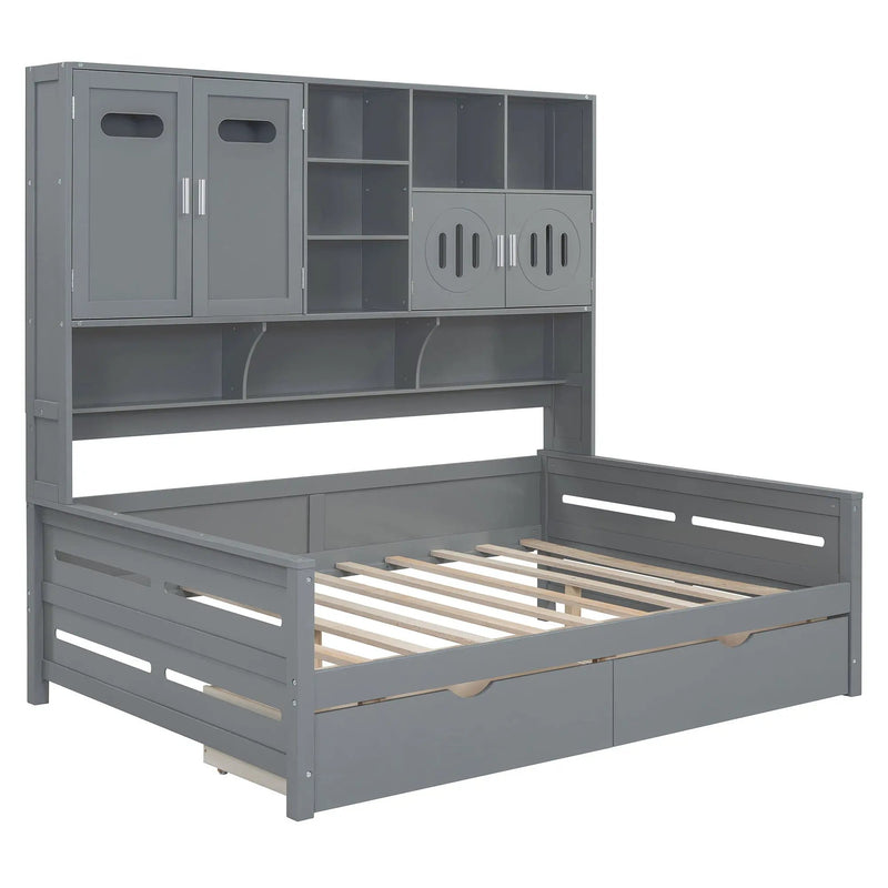 Daybed With All-In-One Cabinet And Shelf by Unique Piece Furniture