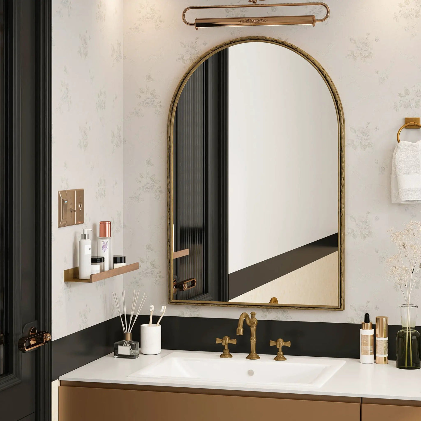 Arched Mirror With Shatterproof Glass by HouseOfZazla
