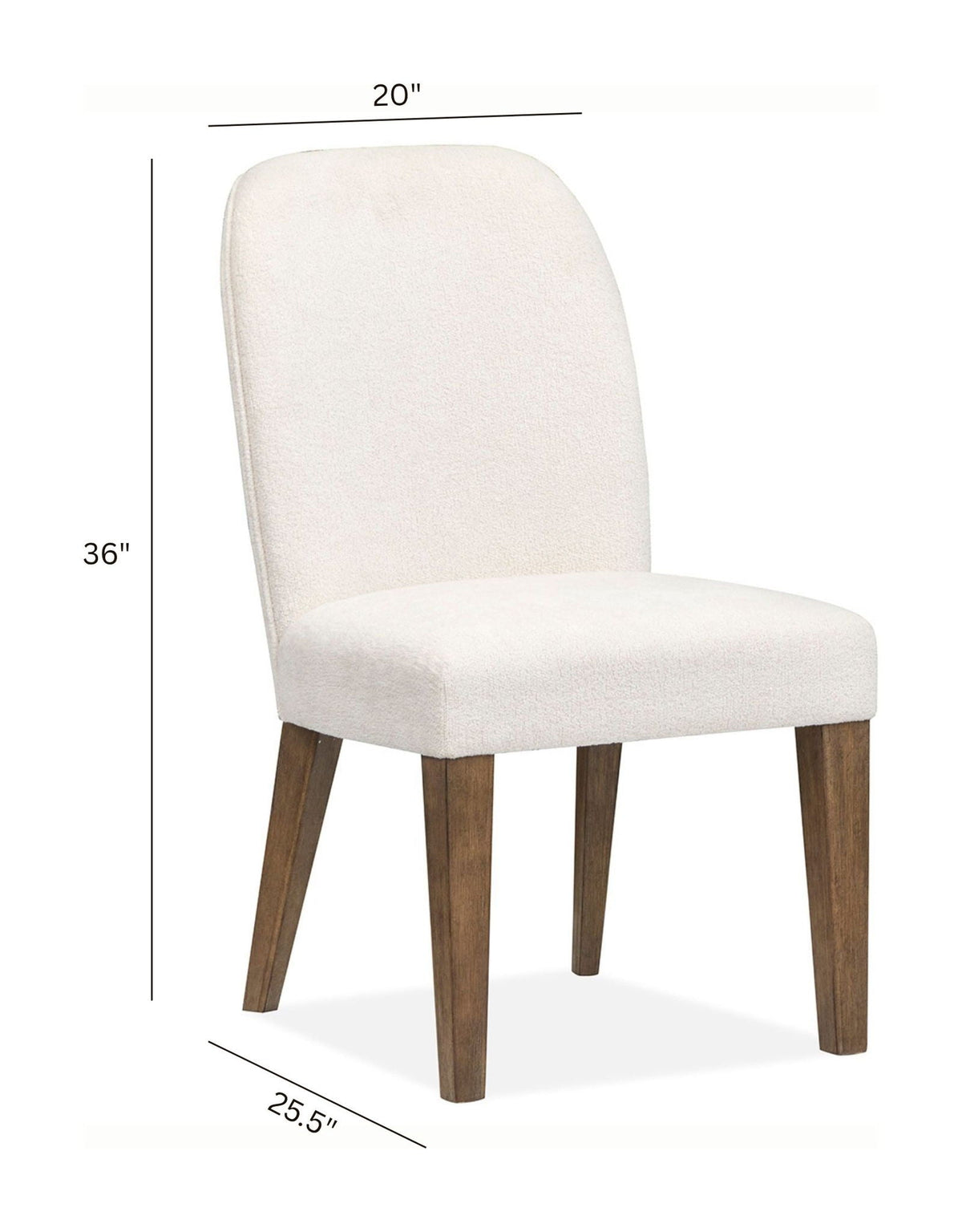 Westbourne - Upholstered Host Chair (Set of 2) - Dark Umber, photo 6 of 7