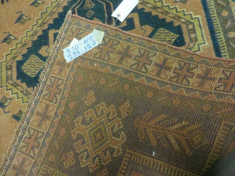4' X 6' Antique Handmade Turkish Anatolian Wool Rug Camel Vegetable Dyes by Jewel Rugs