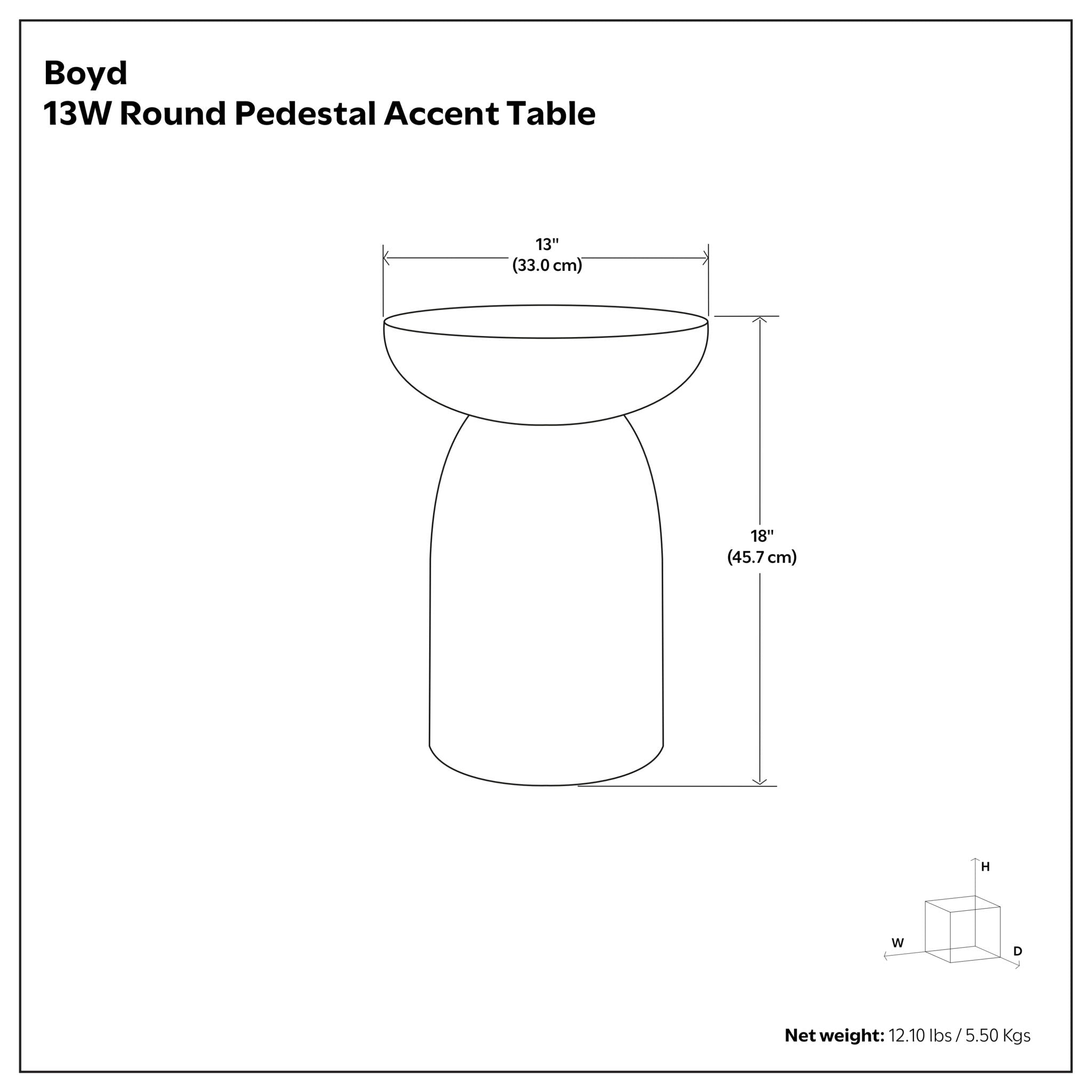 Boyd - Stripe Accent Table - Black by HouseOfZazla