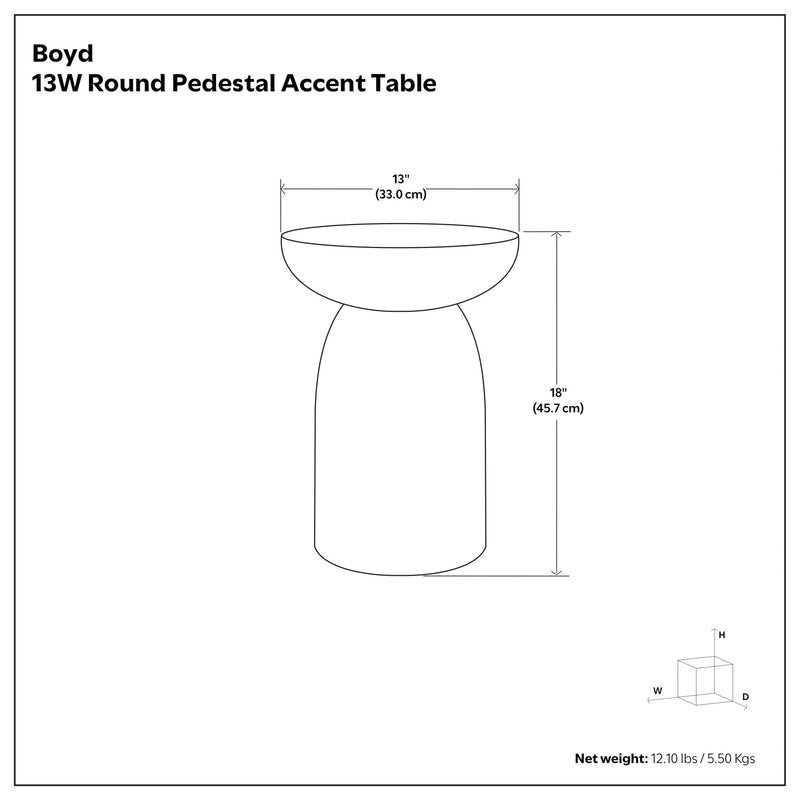 Boyd - Stripe Accent Table - Black by HouseOfZazla