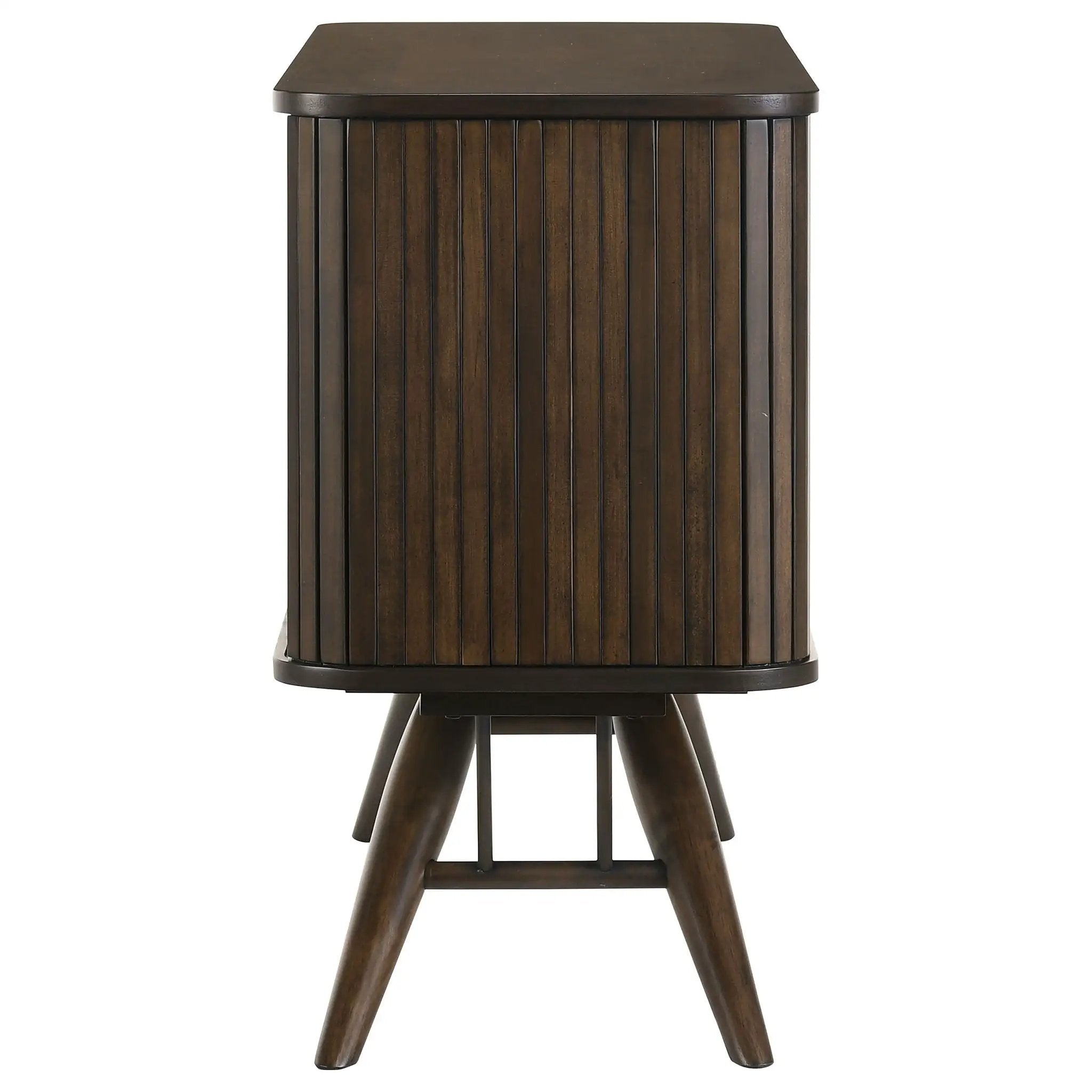 Wes 2-door Sideboard Buffet Storage Cabinet Dark Walnut by Unique Piece Furniture