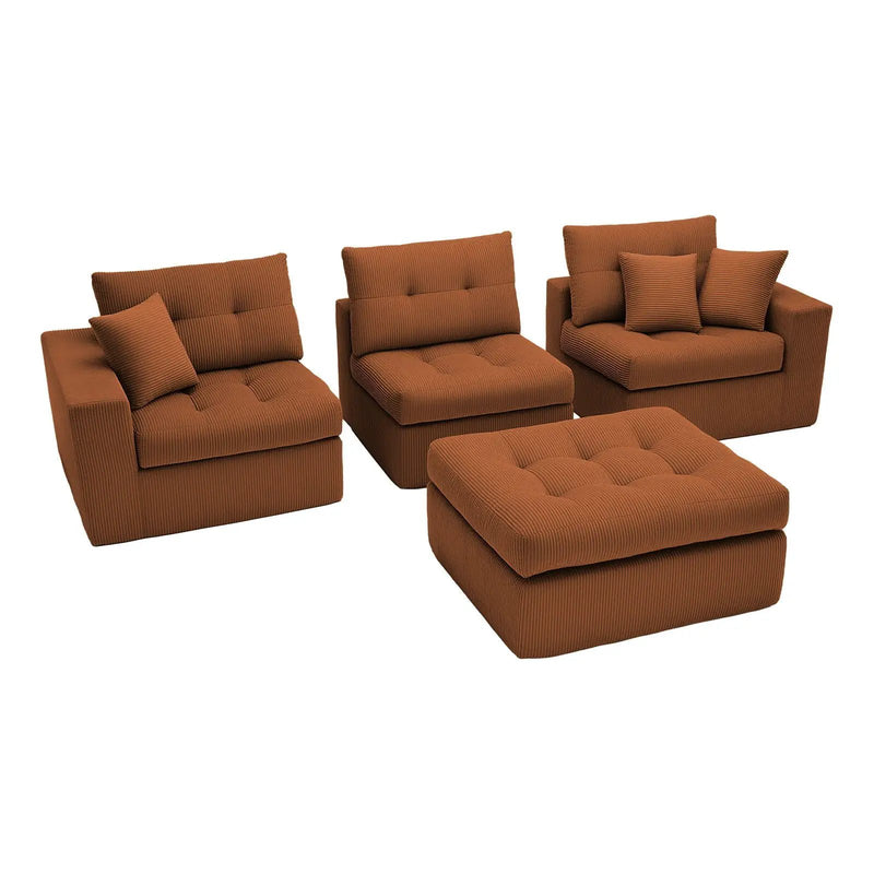 Corner Chaise L-Shaped Sectional Sofa Bed by Unique Piece Furniture