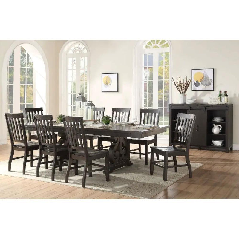 Maisha - Dining Table - Rustic Walnut by Unique Piece Furniture