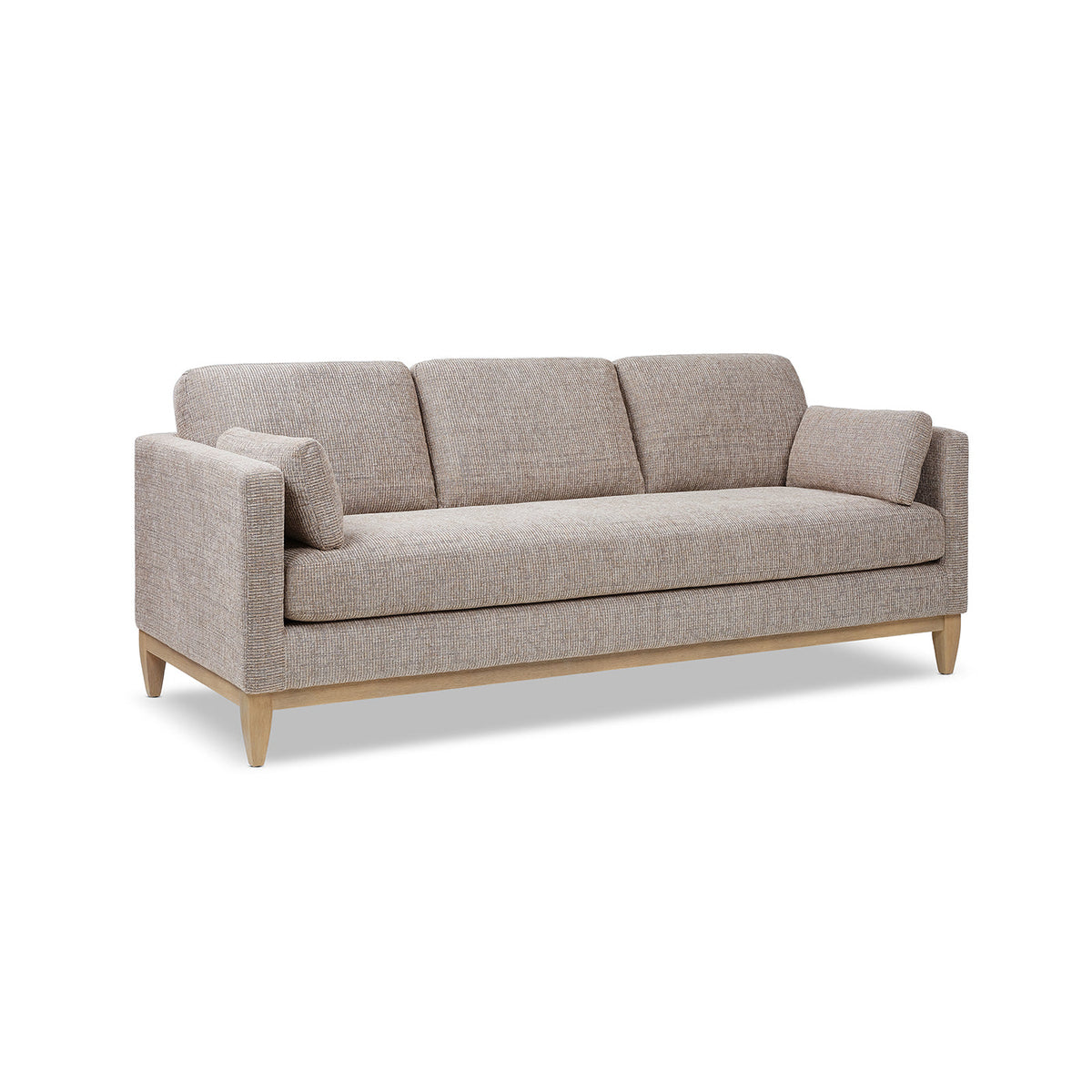 Knox 84" Modern Farmhouse Sofa with Removable Seat Cushion - Stone, photo 6 of 10