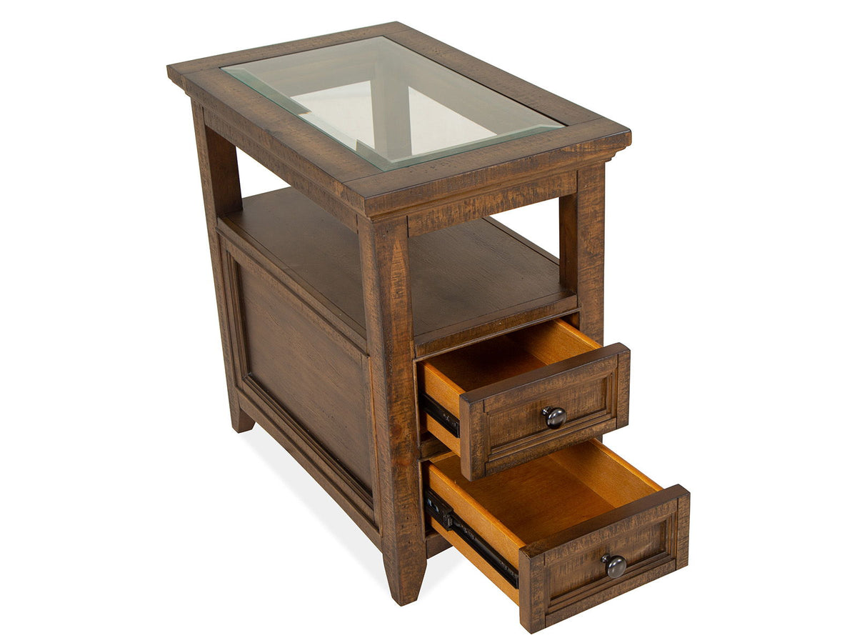 Bay Creek - Chairside End Table - Toasted Nutmeg, photo 4 of 7