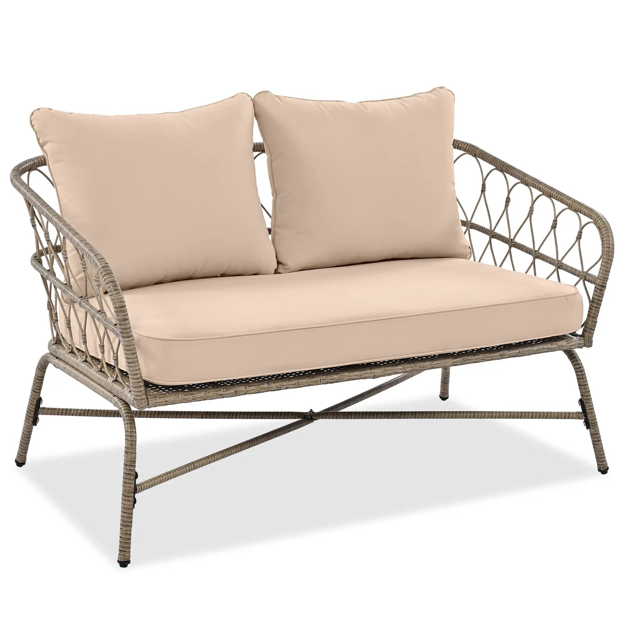 Bohemia-Inspired 4-Person Outdoor Seating Group With Removable Cushions by HouseOfZazla