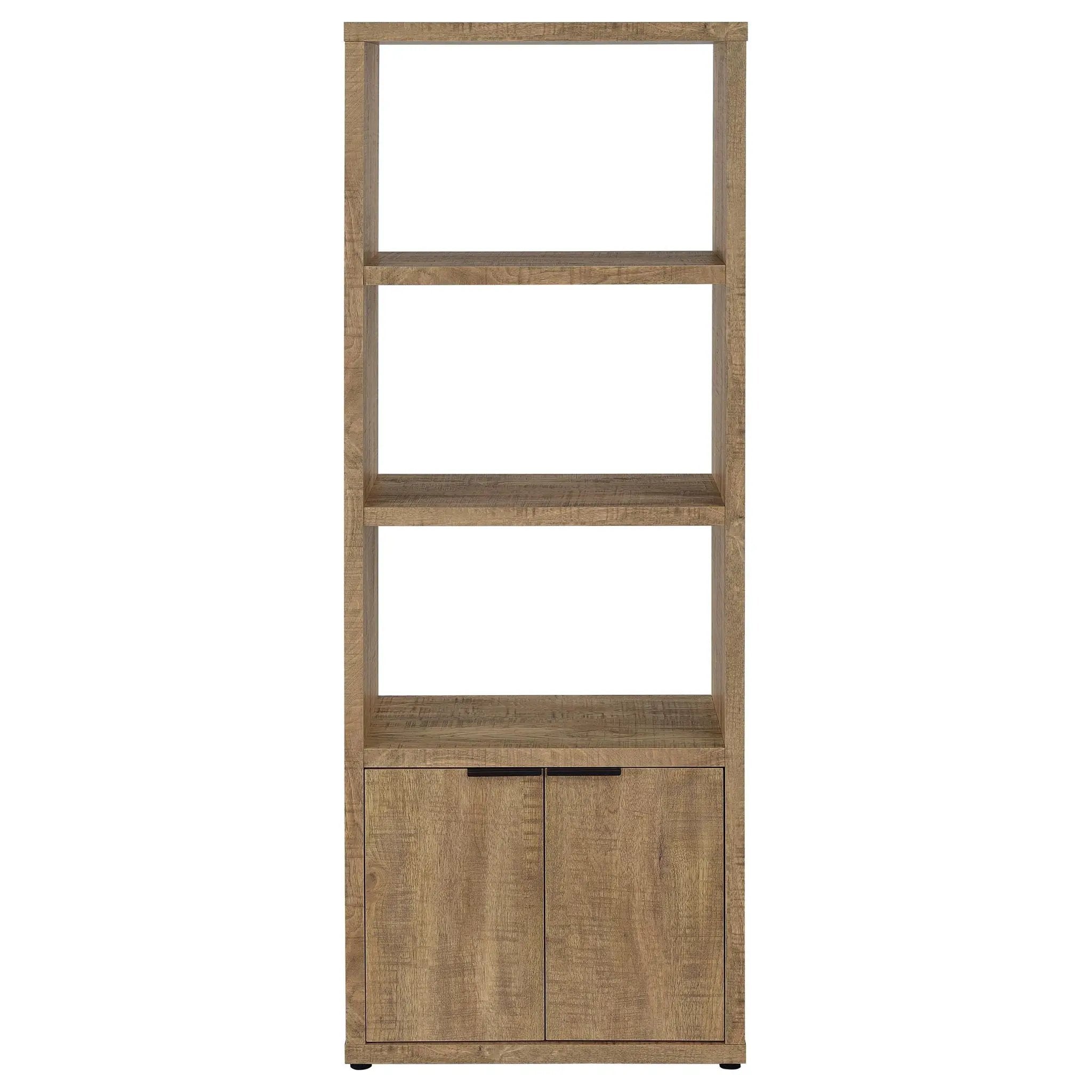 Noriega - 3 Piece TV Entertainment Center, Open & Concealed Storage - Wood by HouseOfZazla