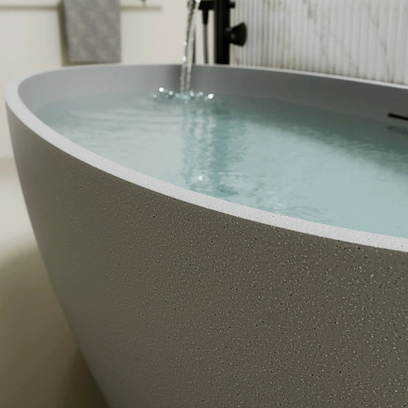 67" Freestanding Bathtub with Pop-up Drain by HouseOfZazla