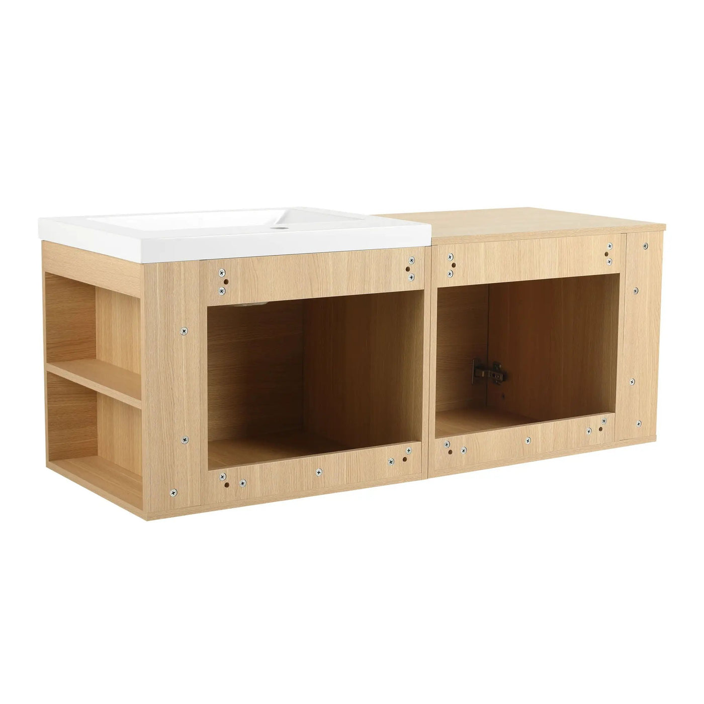 Modern Bathroom Vanity Sink Combo With Spacious Storage by HouseOfZazla