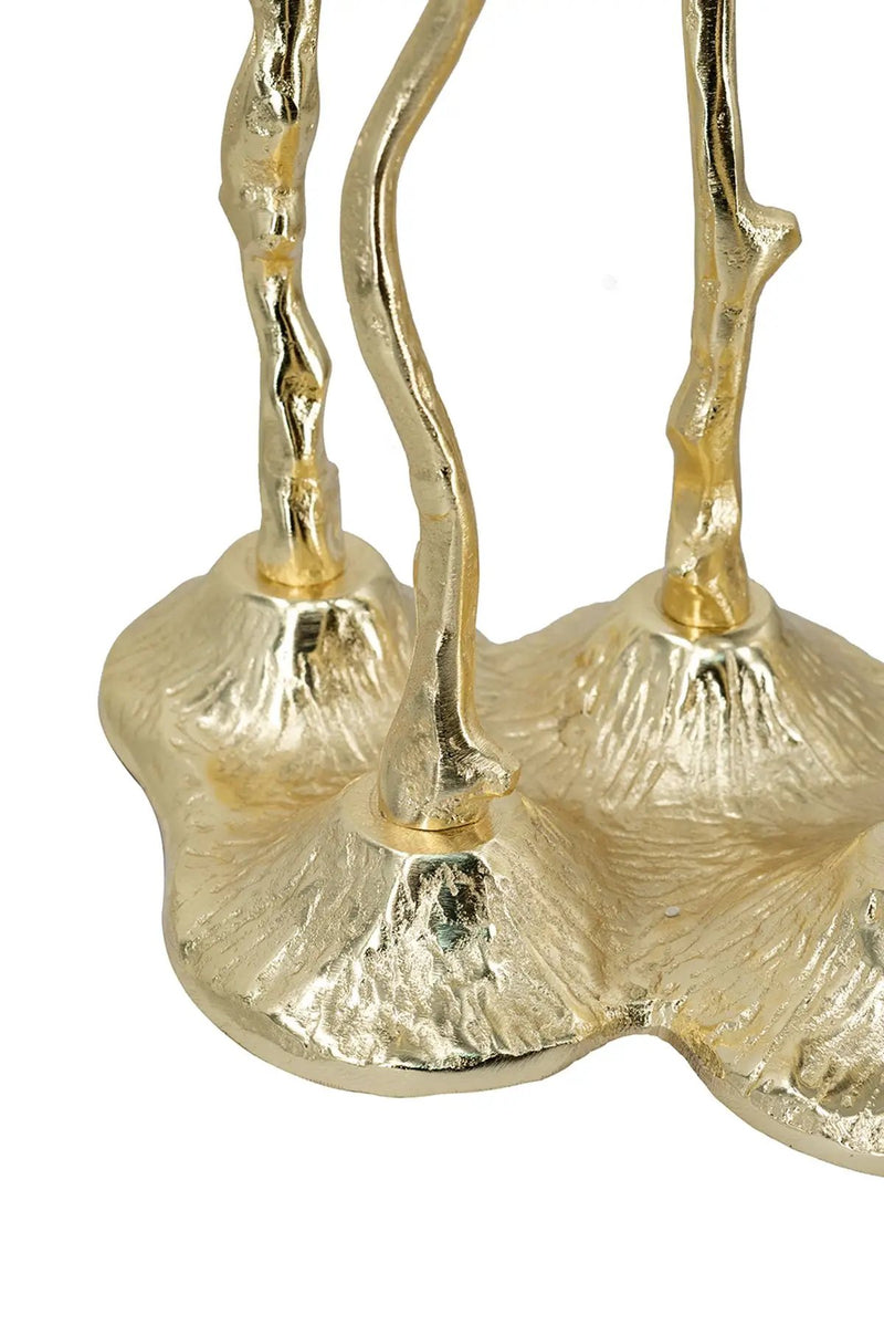 5-Light Cast Aluminum Taper Candle Holder by HouseOfZazla