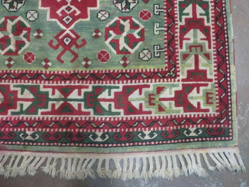 4' X 6' Vintage Handmade Turkish Kazak Design Wool Rug Carpet Nice by Jewel Rugs