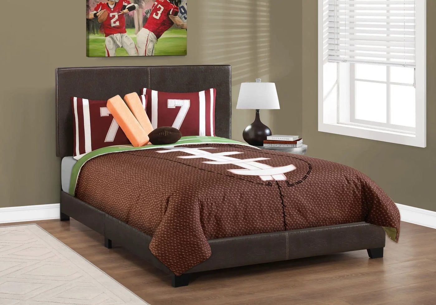 Bed, Upholstered, Transitional by HouseOfZazla