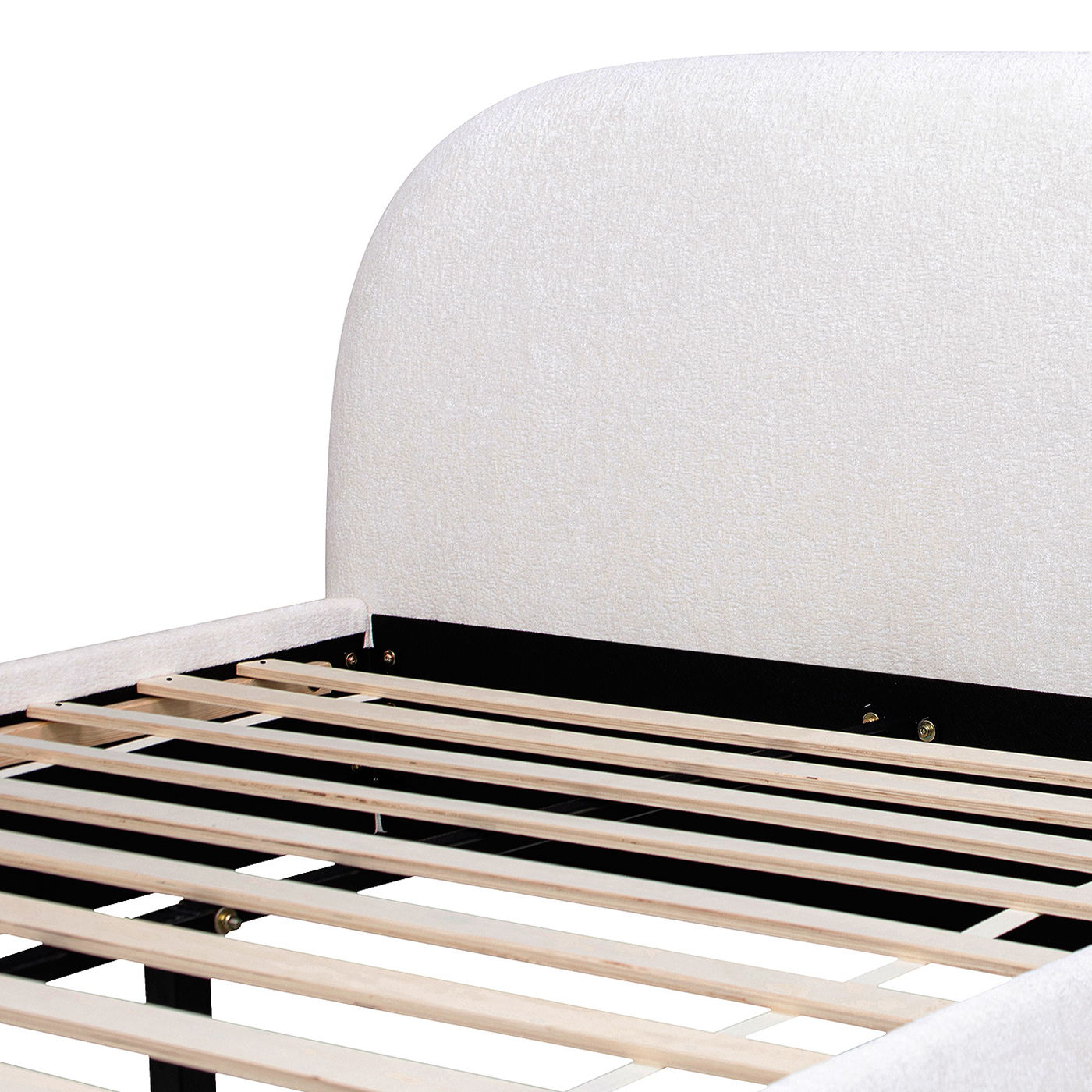 Archie Puffy Grounded - Upholstered Platform Bed by HouseOfZazla