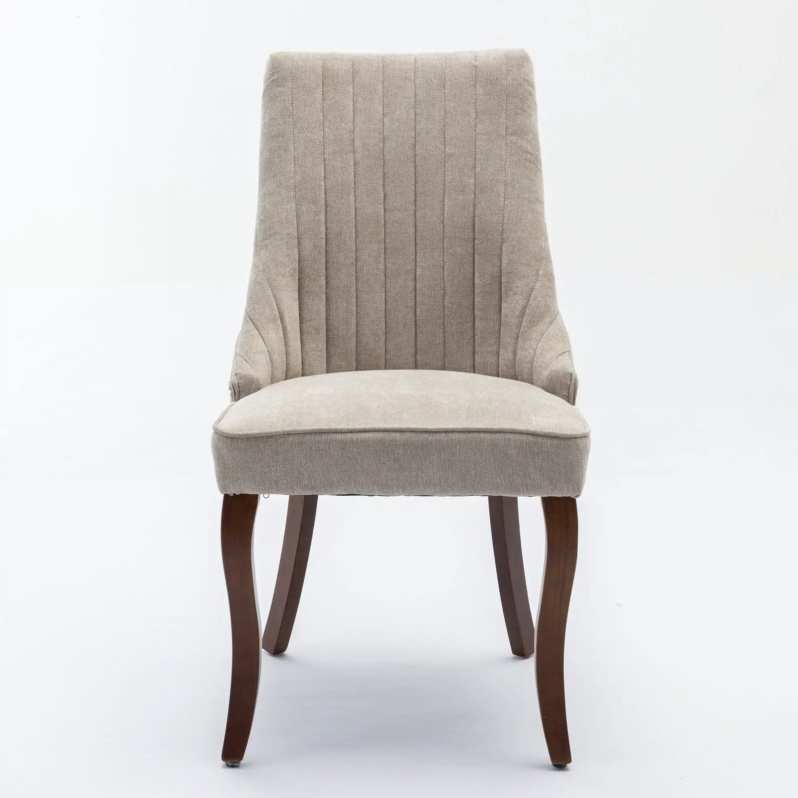 Set of 2 Rayon Cloth Flocking Linen Dining Chairs by BLAKHOM