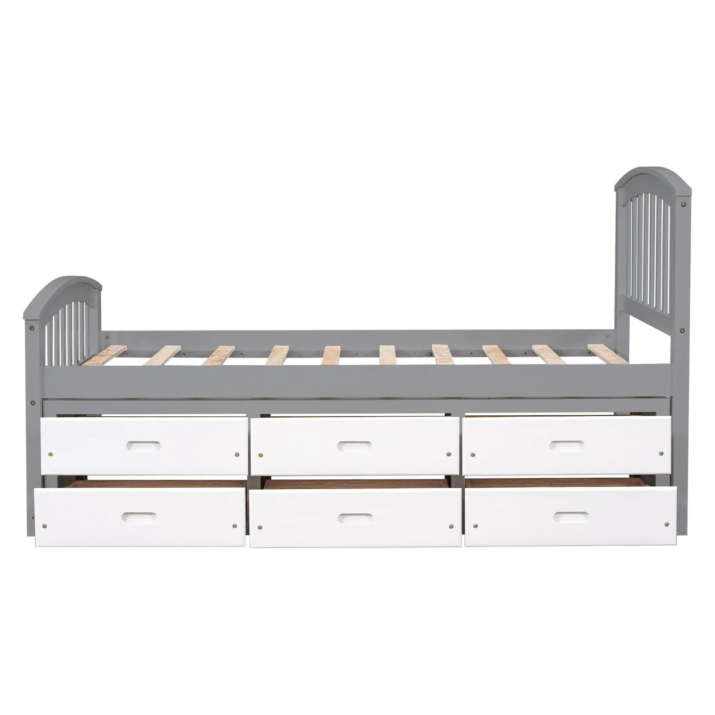 Platform Storage Bed Solid Wood Bed With 6 Drawers by Unique Piece Furniture