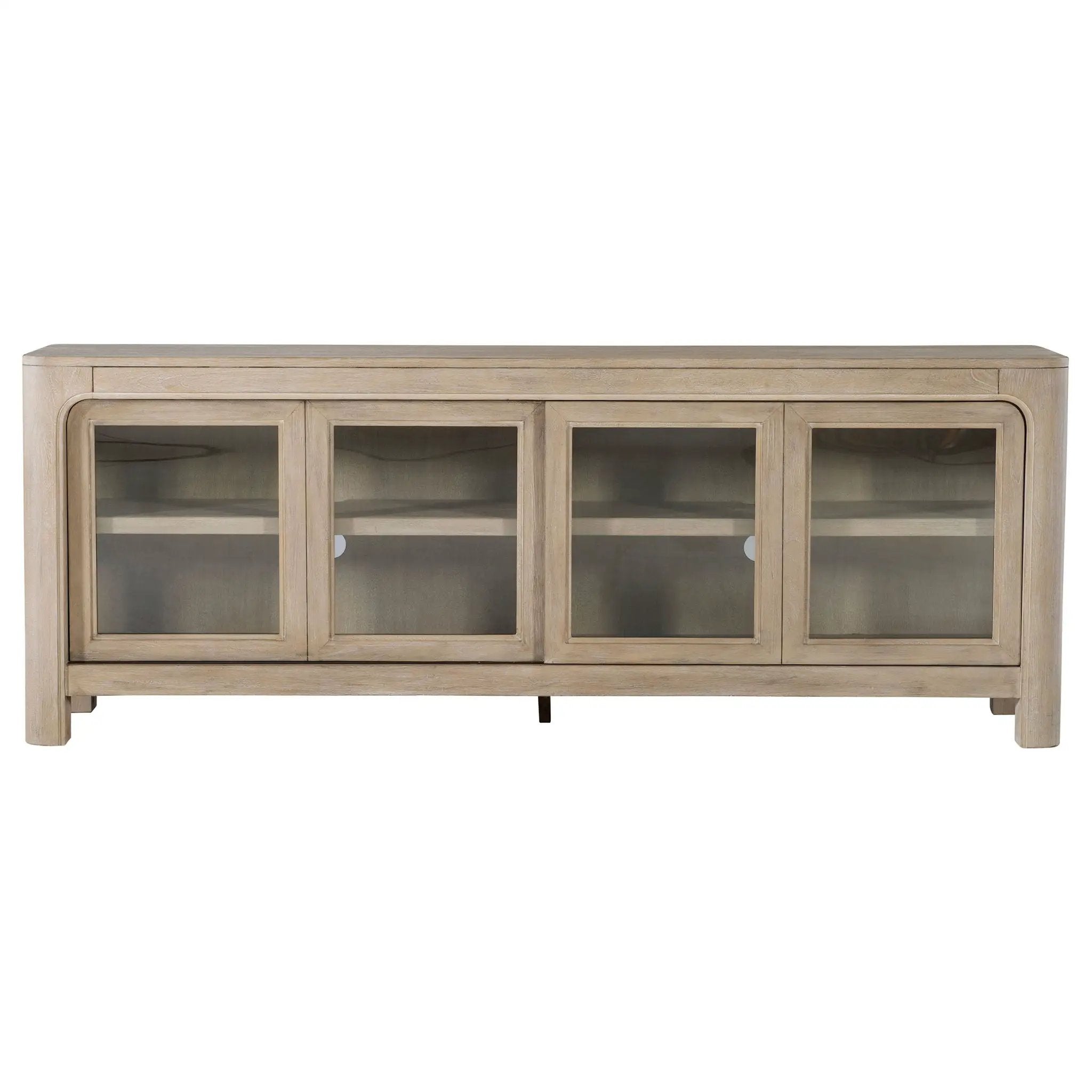 Solano 71-inch 2-door TV Stand Media Console Weathered Mango by Unique Piece Furniture