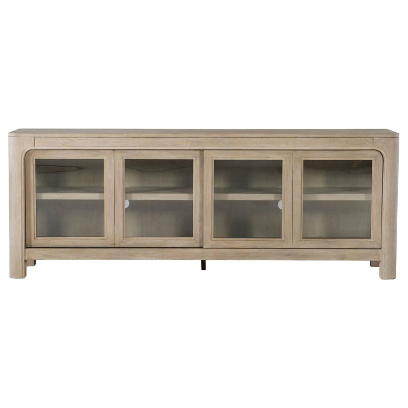 Solano 71-inch 2-door TV Stand Media Console Weathered Mango by Unique Piece Furniture