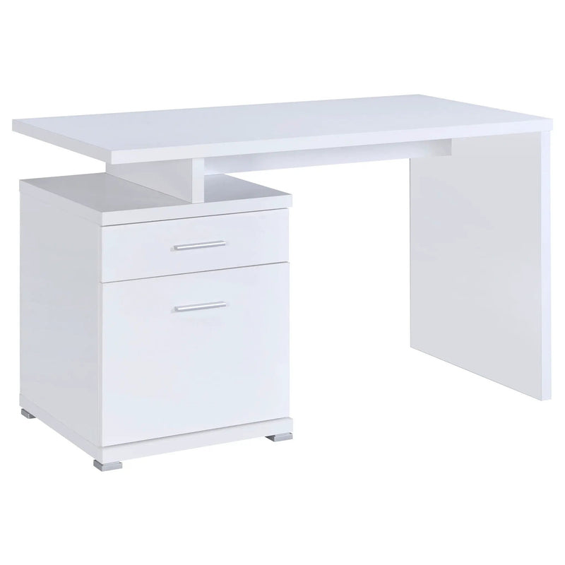 Irving 47-inch 2-drawer Office Computer Desk White by Unique Piece Furniture
