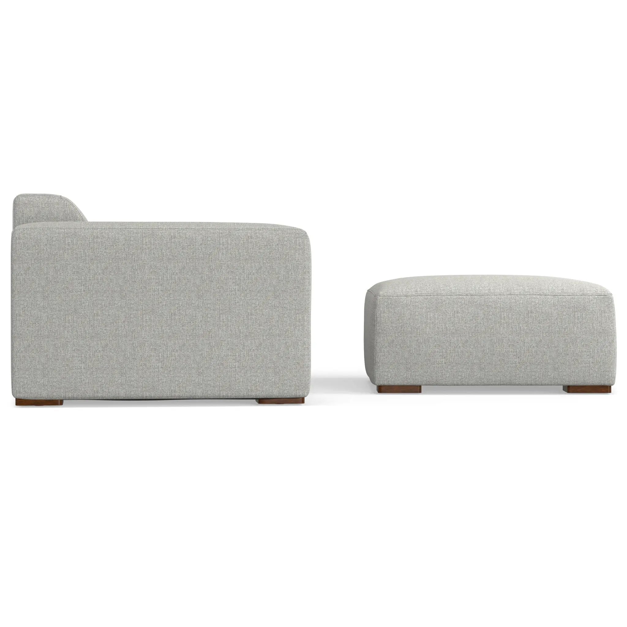Rex - Handcrafted Sectional Sofa And Ottoman by Unique Piece Furniture