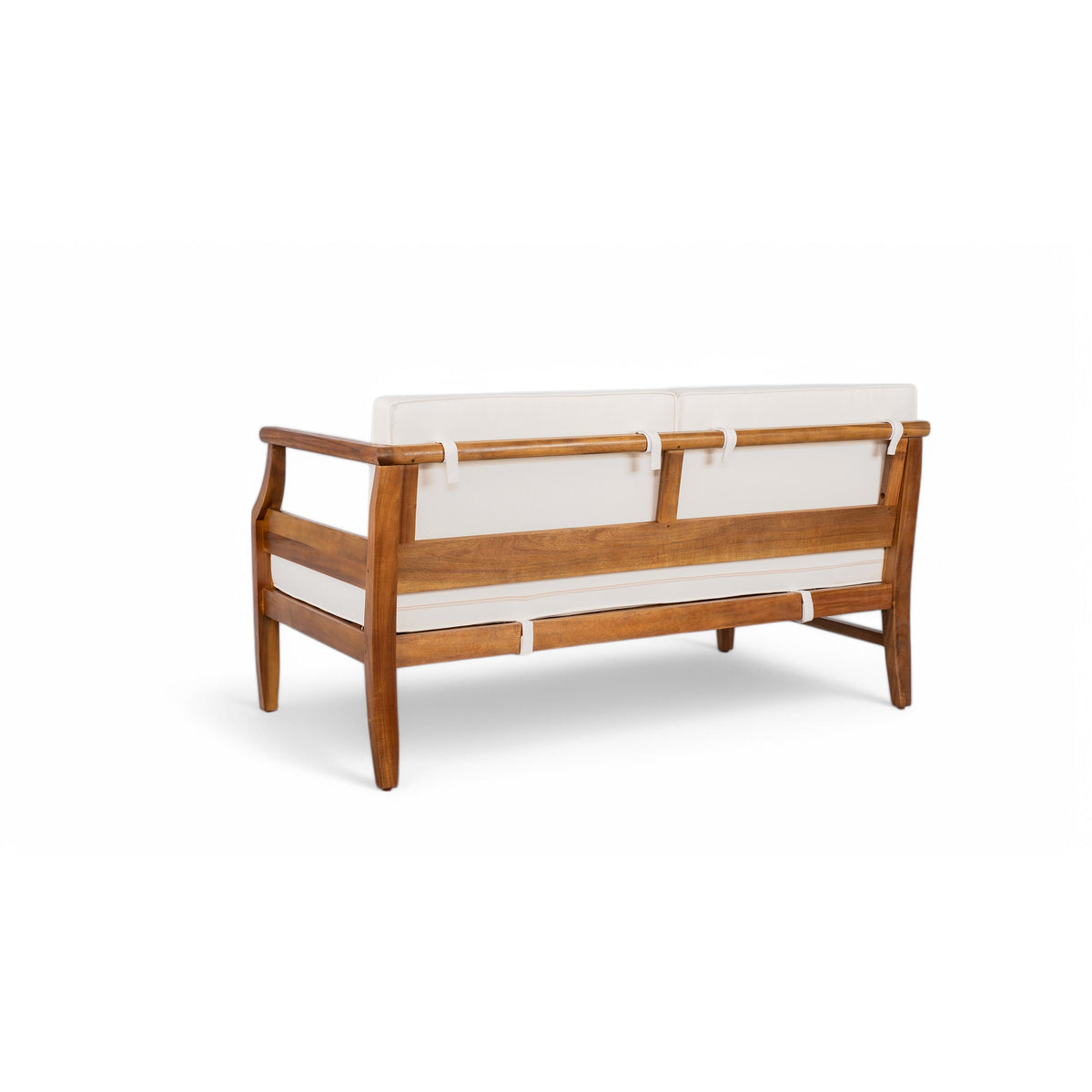 Aston 4 Seater Left and Right Acacia Wood Sofa Set, photo 10 of 10