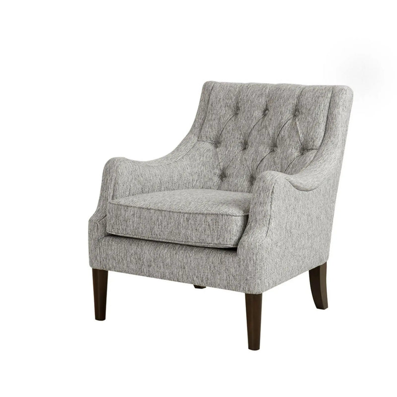 Button Tufted Accent Chair Vintage Style by Unique Piece Furniture