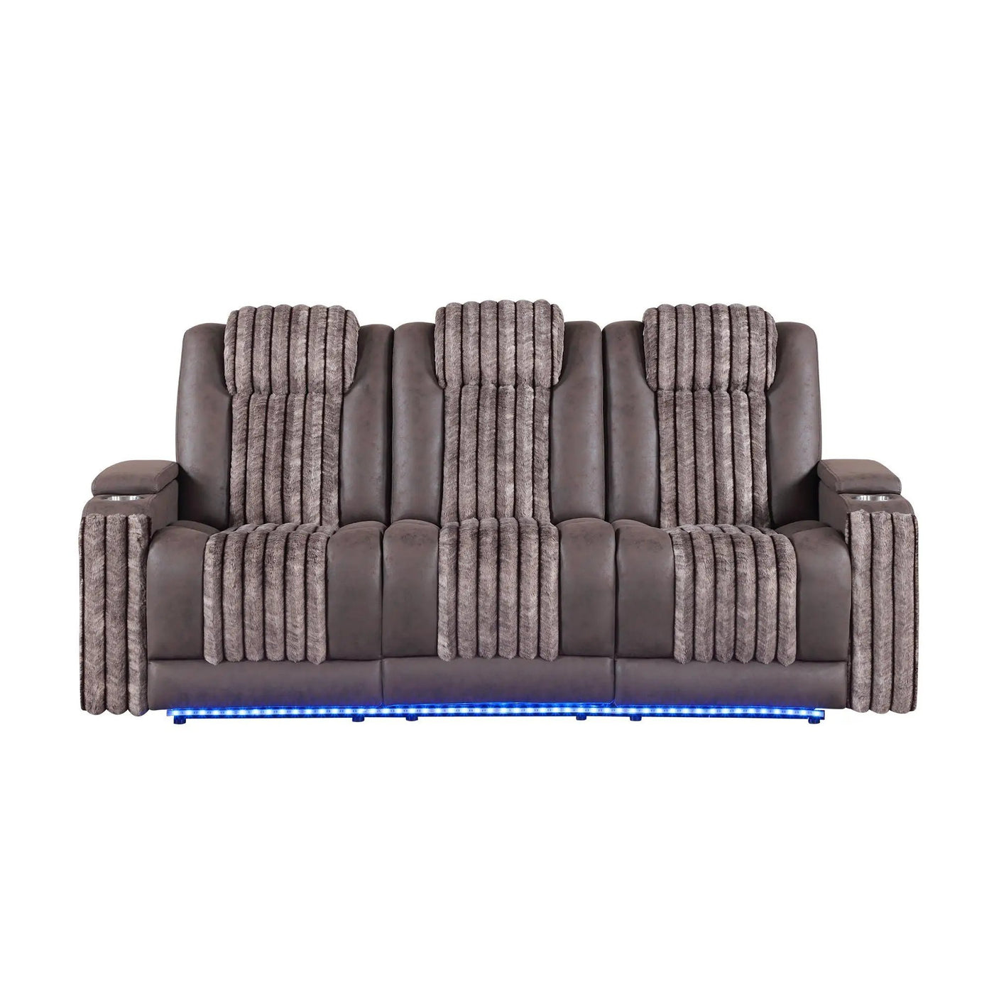 Duran - Power Reclining Sofa With Power Headrest by HouseOfZazla