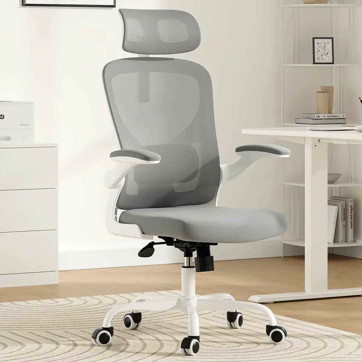 Ergonomic Office Chair with Headrest and Lumbar Support by HouseOfZazla