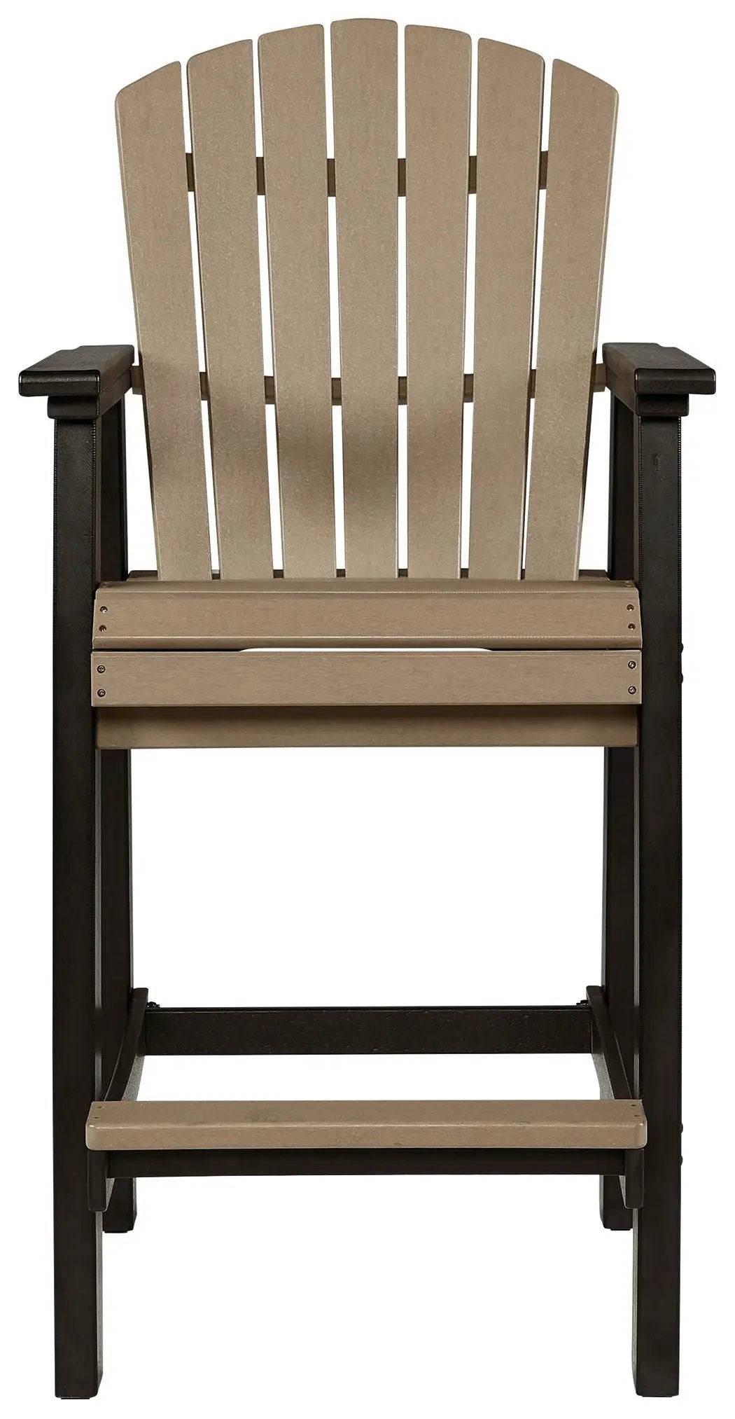 Fairen Trail - Tall Barstool (Set of 2) - Black / Driftwood by Unique Piece Furniture