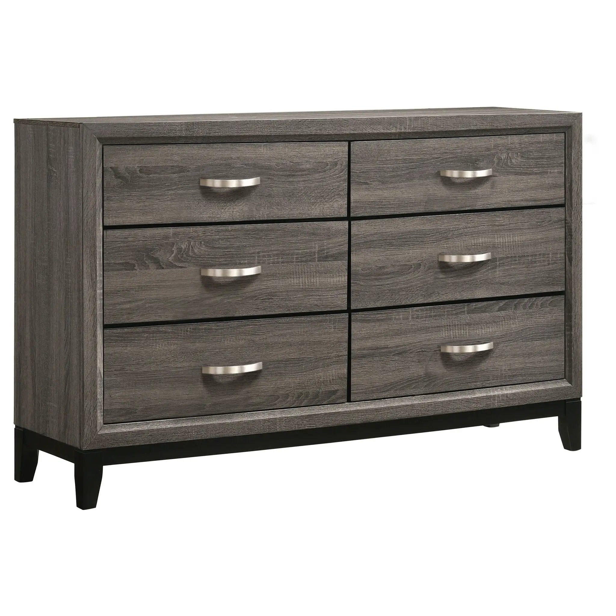 Watson 6-drawer Dresser Grey Oak by Unique Piece Furniture