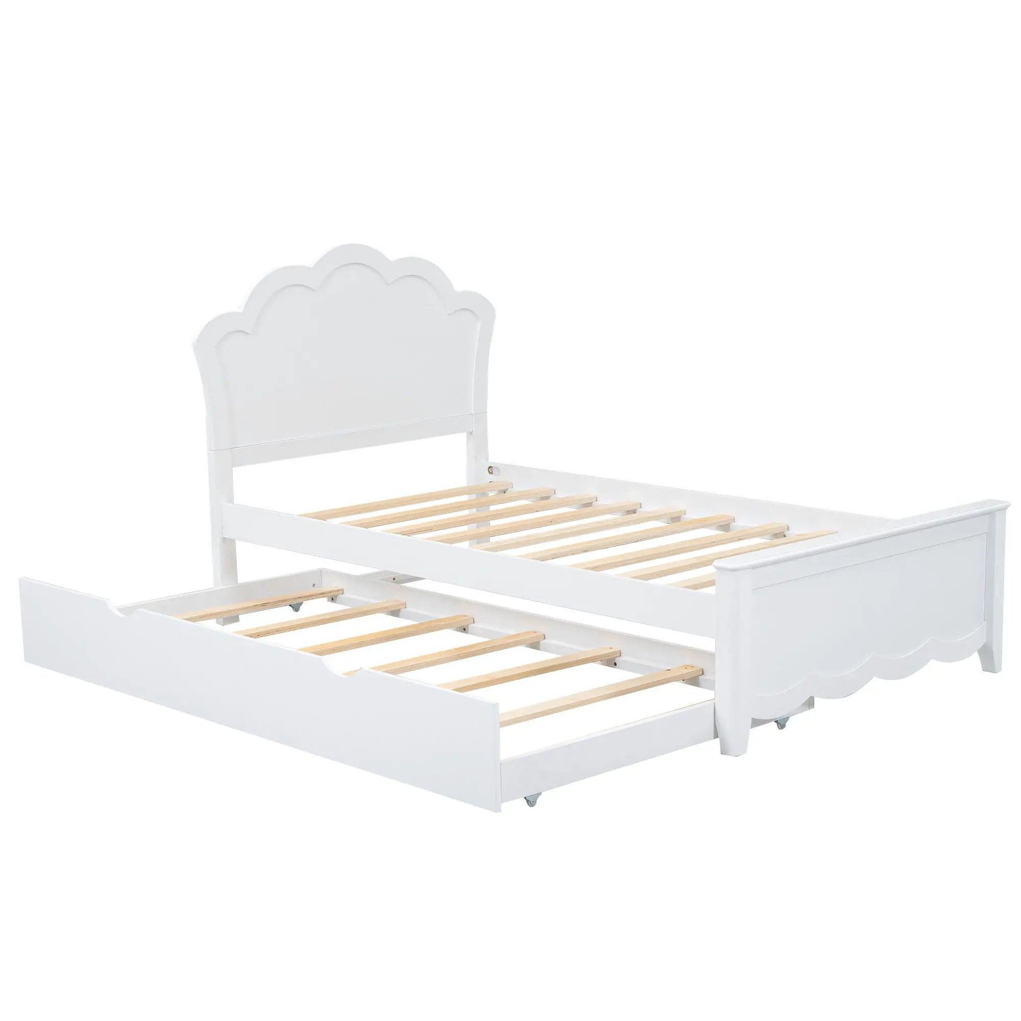 Platform Bed With Headboard And Trundle by Unique Piece Furniture