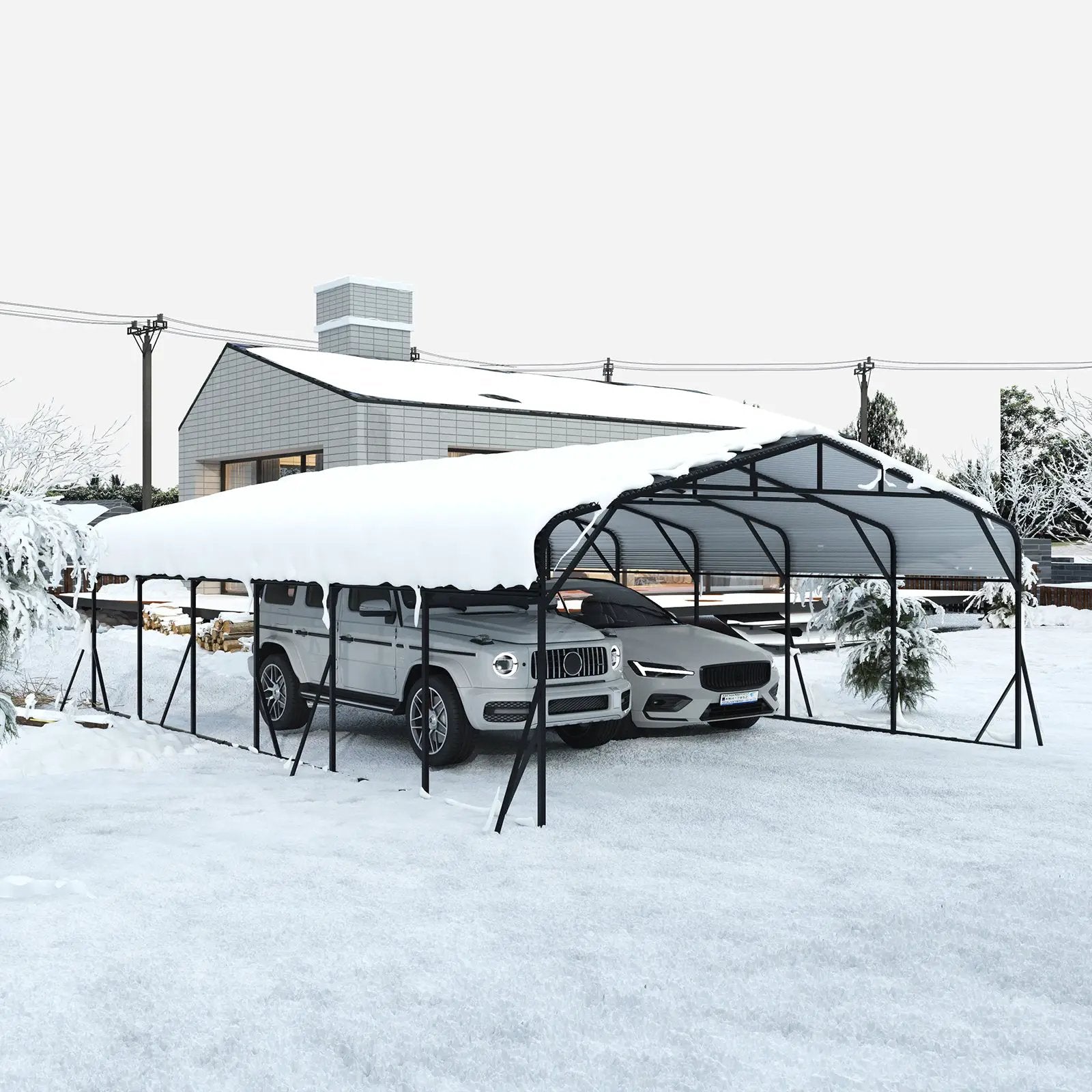 Heavy Duty Carport Canopy 20'X30' by HouseOfZazla