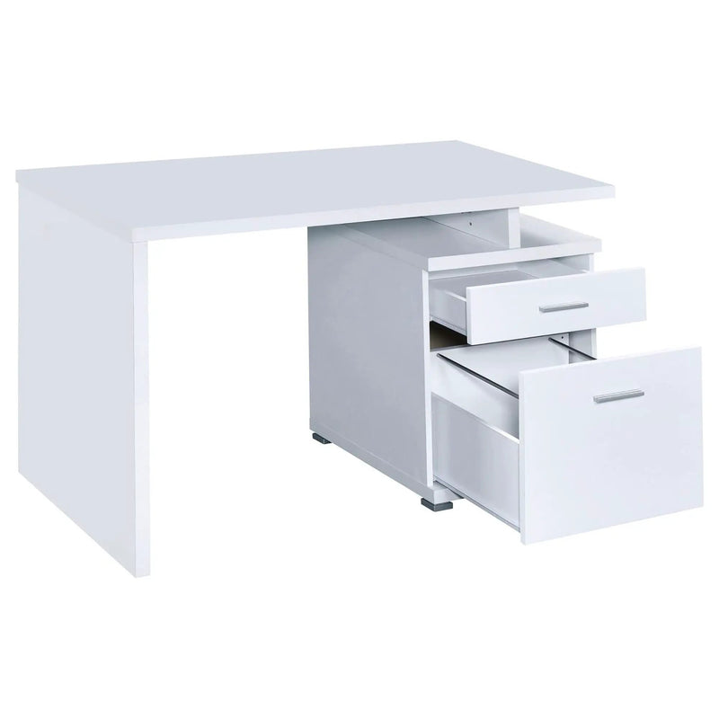 2 Drawer Reversible Office Desk With Modular Design by HouseOfZazla