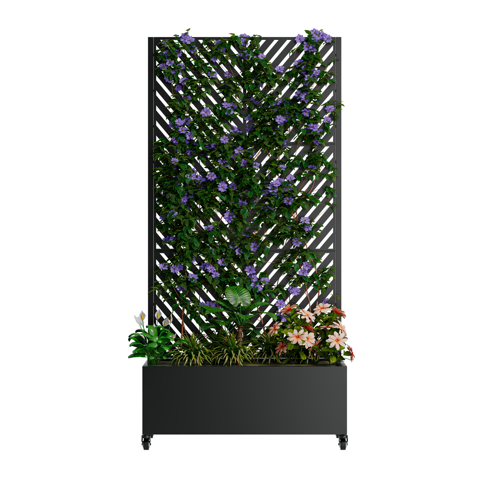 Metal Planter Box with Trellis by HouseOfZazla