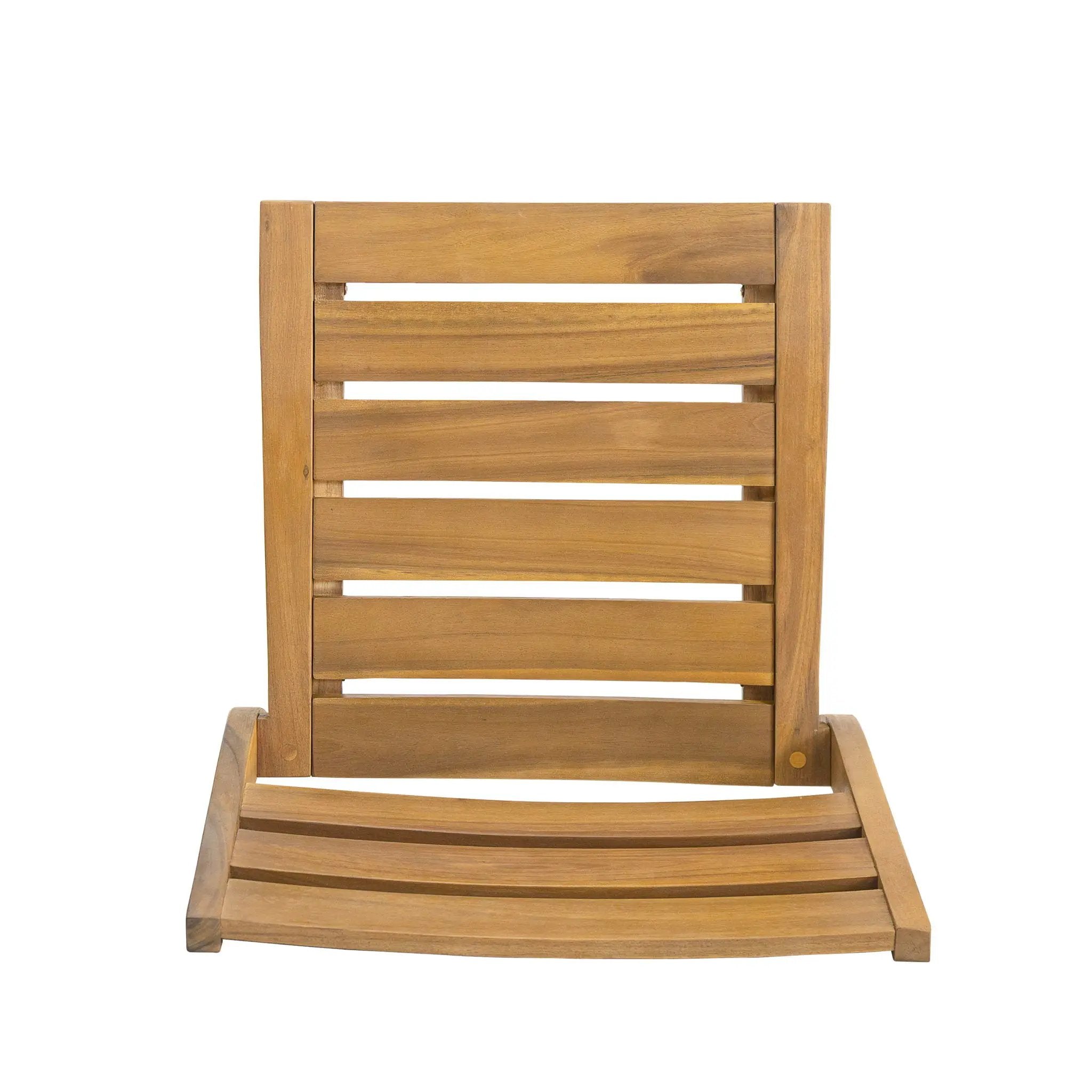 Outdoor Dining Side Chair (Set of 2) - Teak Finish by HouseOfZazla