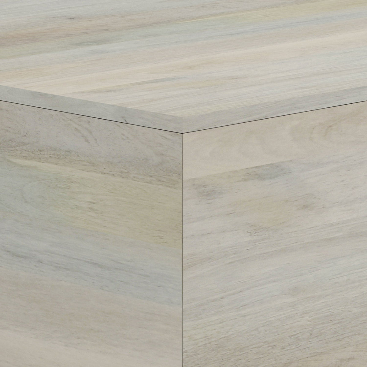 Handcrafted Square Coffee Table with Brass Trim - Multiple Finishes, photo 23 of 36