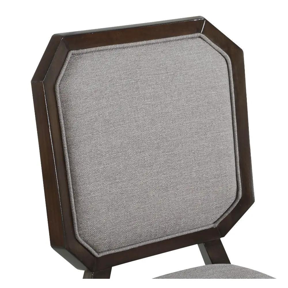 Selma - Side Chair (Set of 2) - Gray Fabric & Tobacco by Unique Piece Furniture