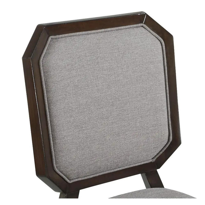 Selma - Side Chair (Set of 2) - Gray Fabric & Tobacco by Unique Piece Furniture