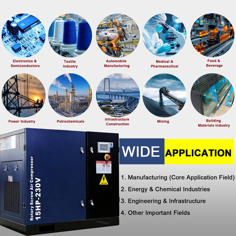 15HP Rotary Screw Air Compressor by HouseOfZazla