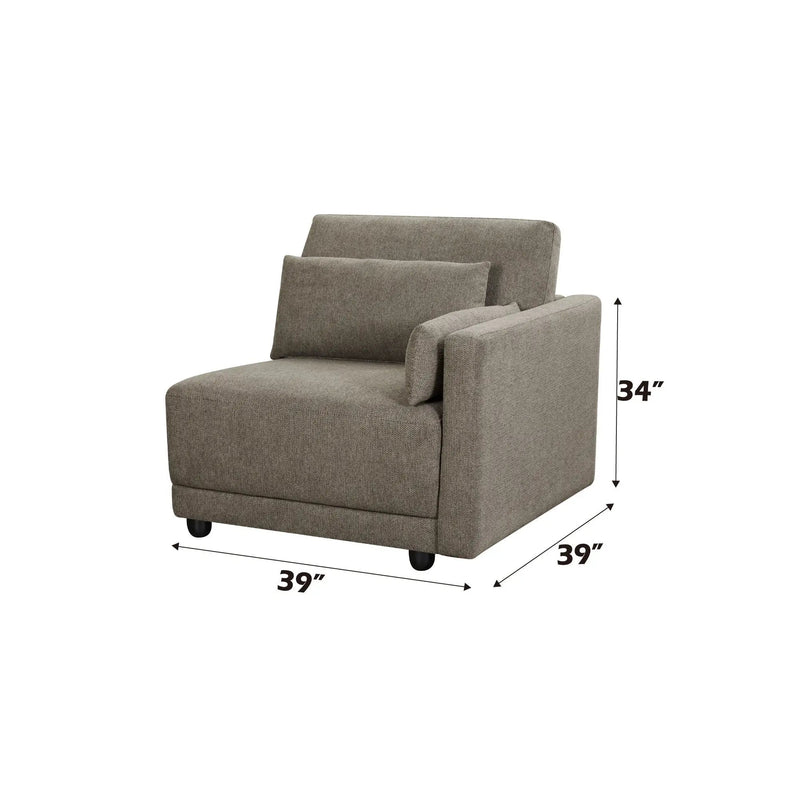 Rylie - Modular Sectional Sofa With Toss Pillows by Unique Piece Furniture