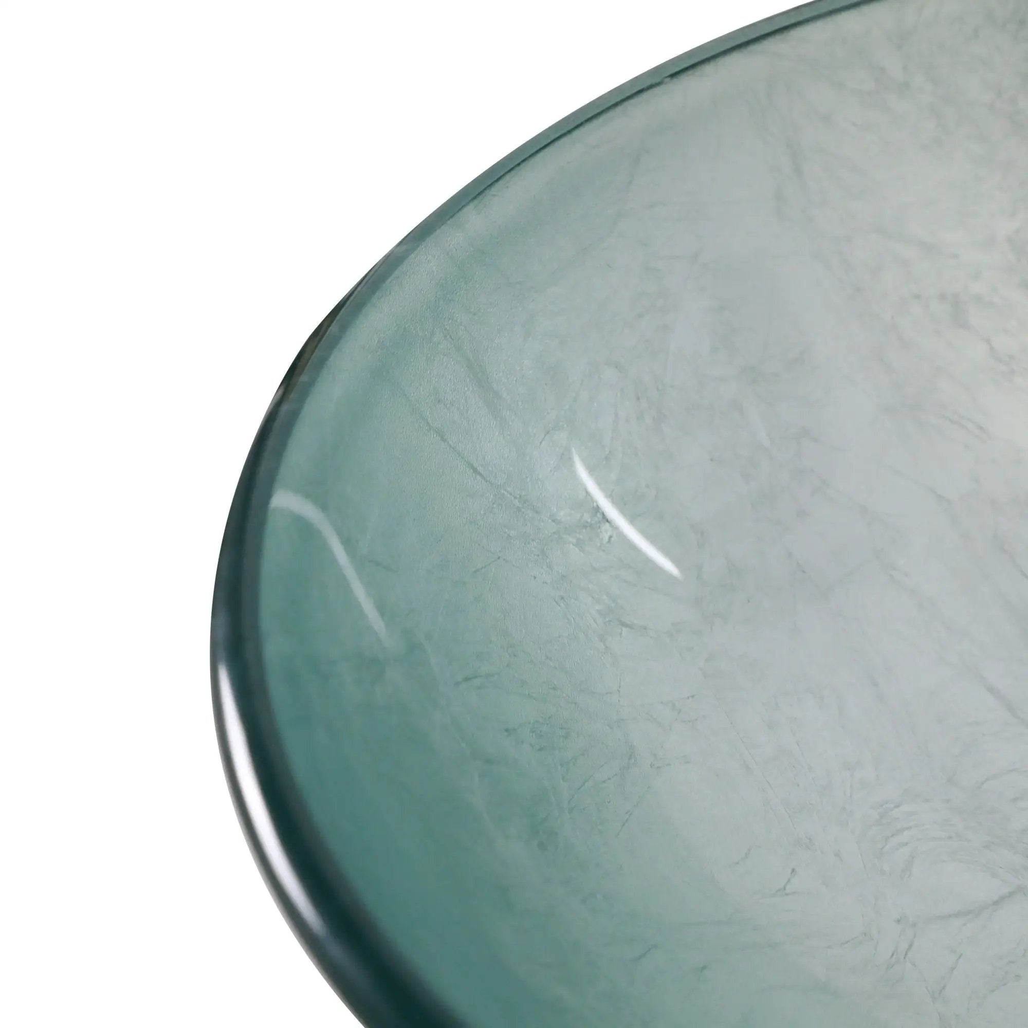 Artistic Tempered Glass Vessel Sink With Pop Up Drain by HouseOfZazla