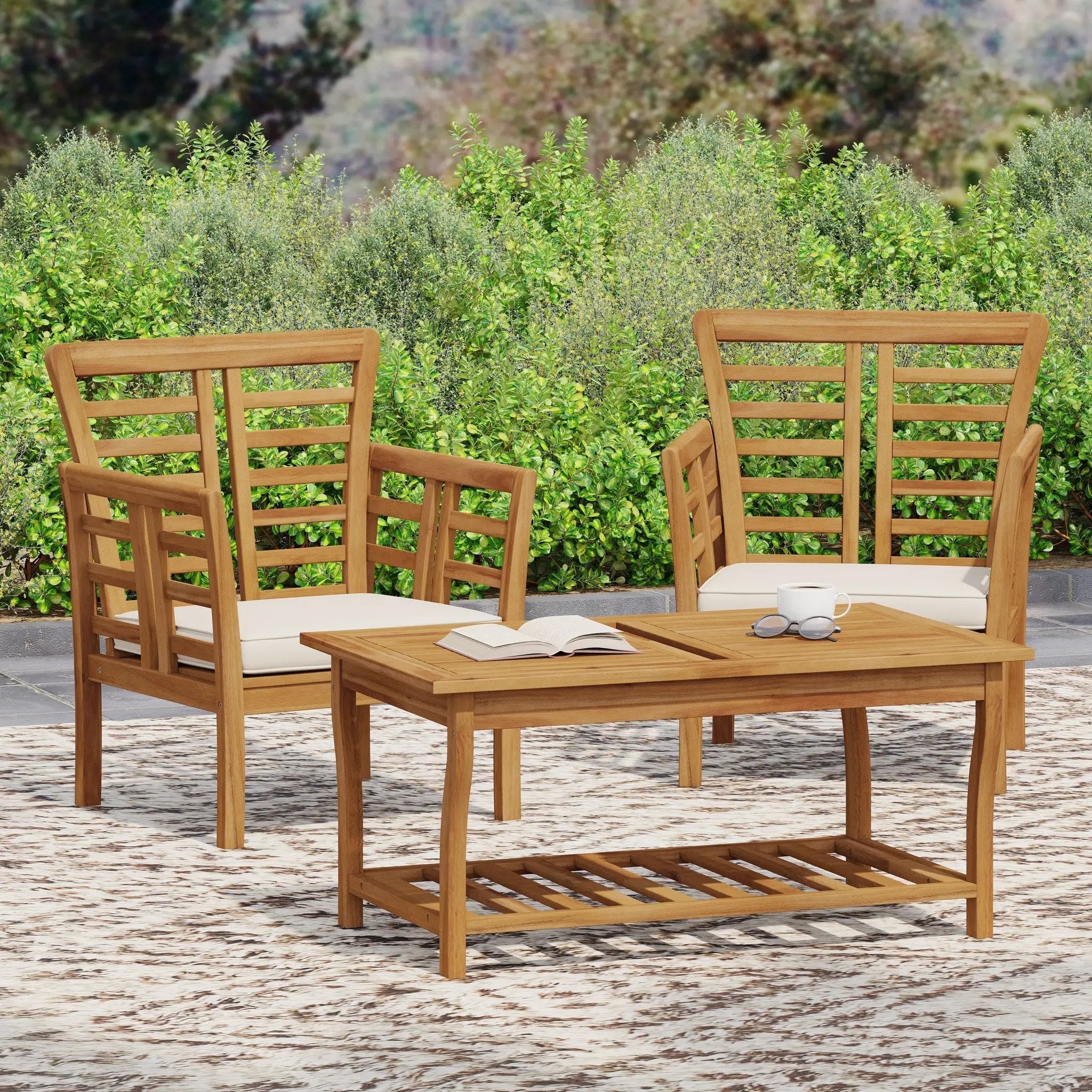 Caydon 2 Club Chairs + Table by HouseOfZazla