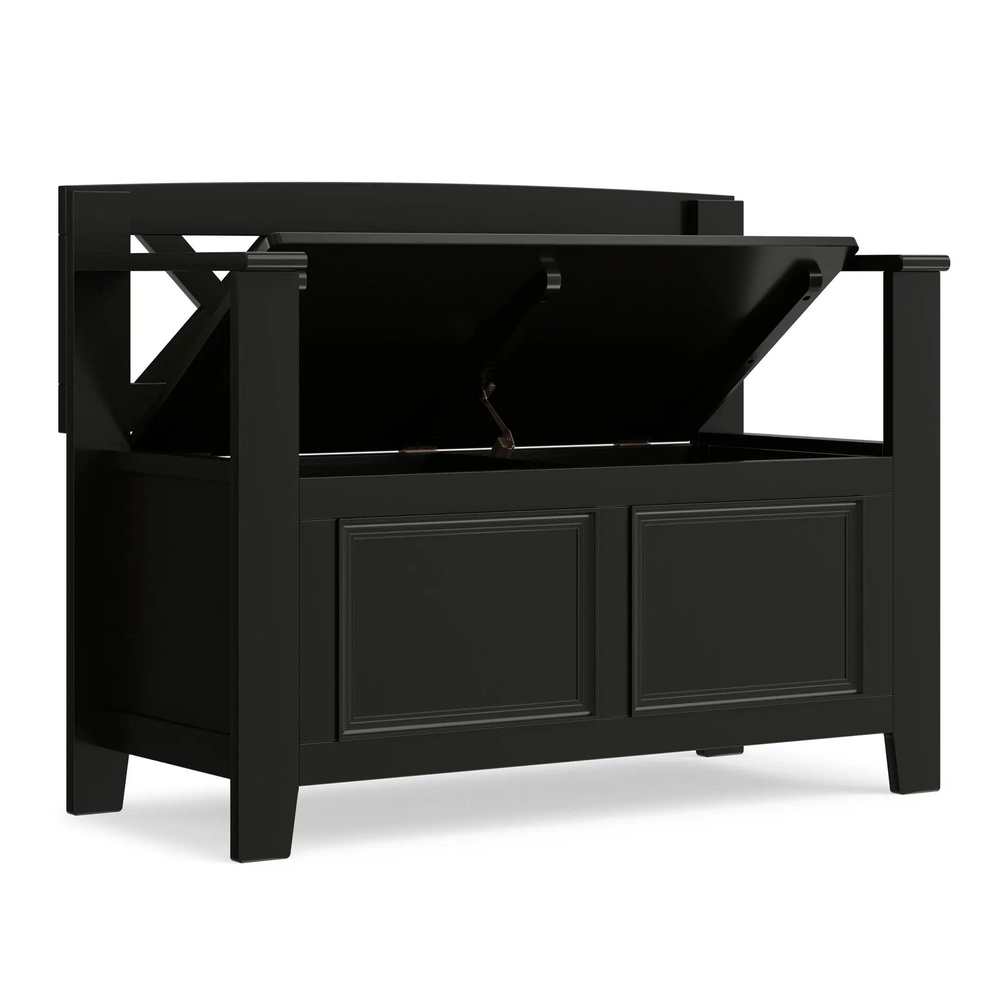 Amherst - Small Transitional Entryway Storage Bench by HouseOfZazla