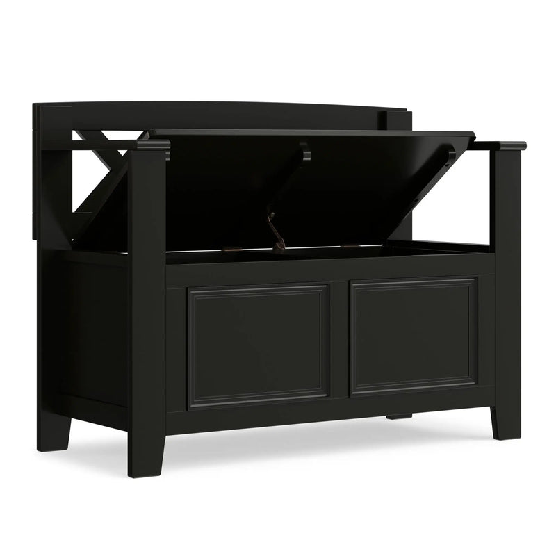 Amherst - Small Transitional Entryway Storage Bench by HouseOfZazla